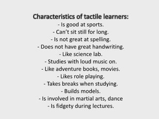 Facilitating learning 