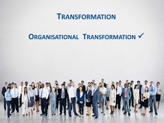 Powerful metrics that enable leaders to measure and manage cultures.
www.valuescentre.com
51
MY SPEECH TODAY
HOW TO CREATE
A VALUES-DRIVEN CULTURE
TRANSFORMATION
ORGANISATIONAL TRANSFORMATION 
 