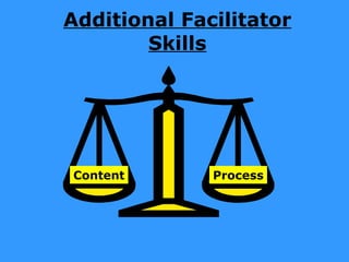 Additional Facilitator Skills Content Process 