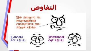 ‫التفاوض‬
 