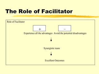 The Role of Facilitator 