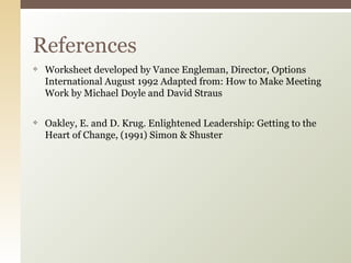 Facilitation 101 Presentation | PPT