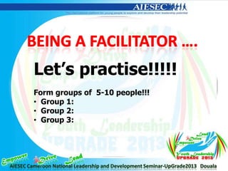 Facilitation and presentation skills | PPTX