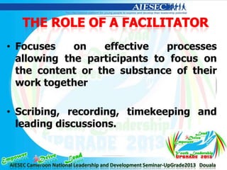 Facilitation and presentation skills | PPTX