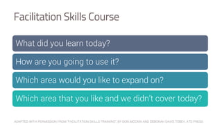 Facilitation Skills Training | PDF