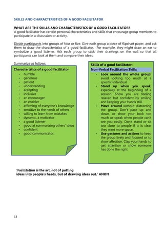 Facilitation skills training | PDF