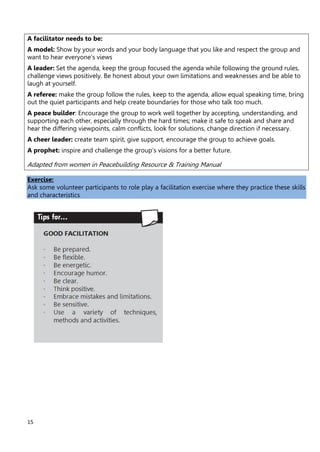 Facilitation skills training | PDF