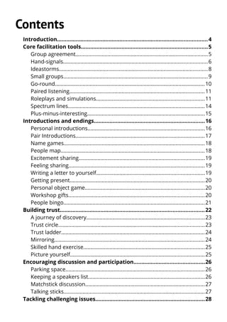 Facilitation tools for meetings and workshops | PDF