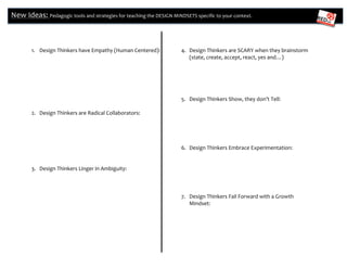 Design Thinking Workshop Handout | PDF