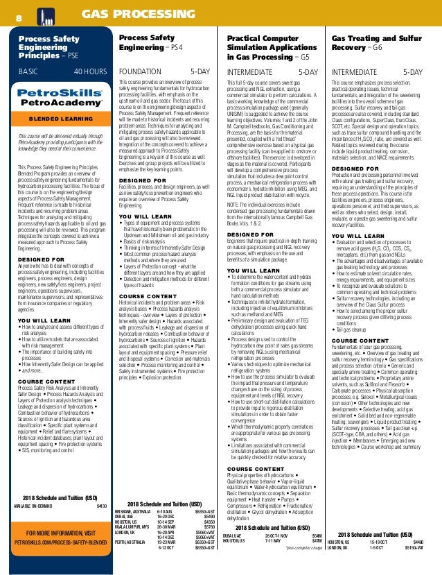 2018 PetroSkills Facilities Training Guide