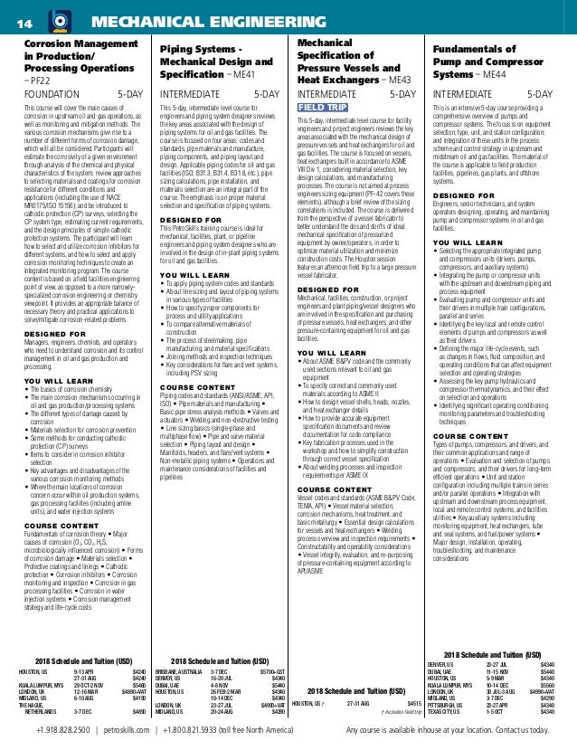 2018 PetroSkills Facilities Training Guide