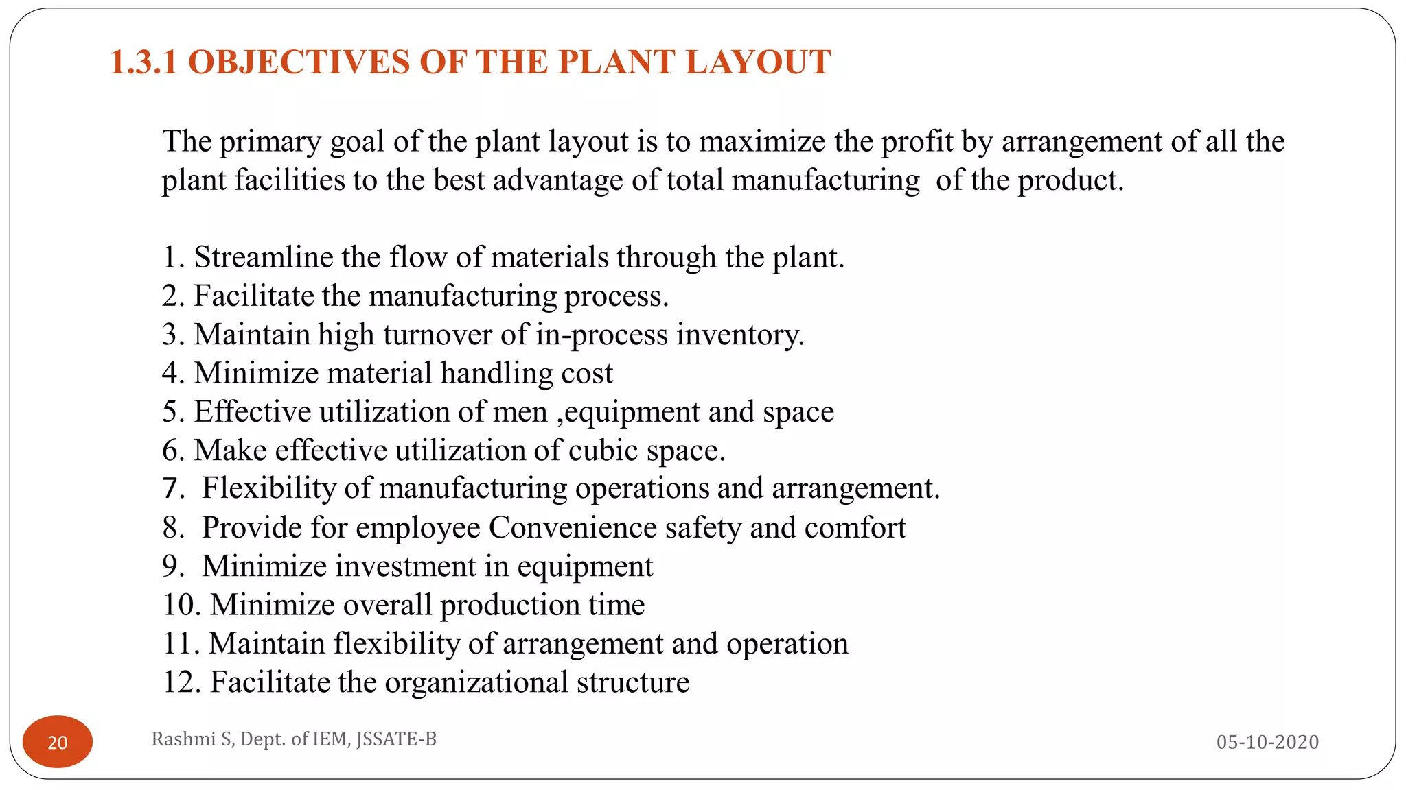 Facilities planning - Module 1 Plant Location and Material handling | PDF