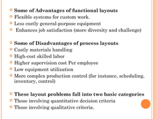 Process Layout Minimizing Handling Cost Problem Example Facility layout-material-handling | POT