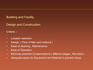 Facility and ahu validation