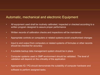 Facility and ahu validation