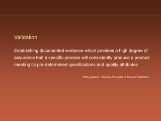 Facility and ahu validation