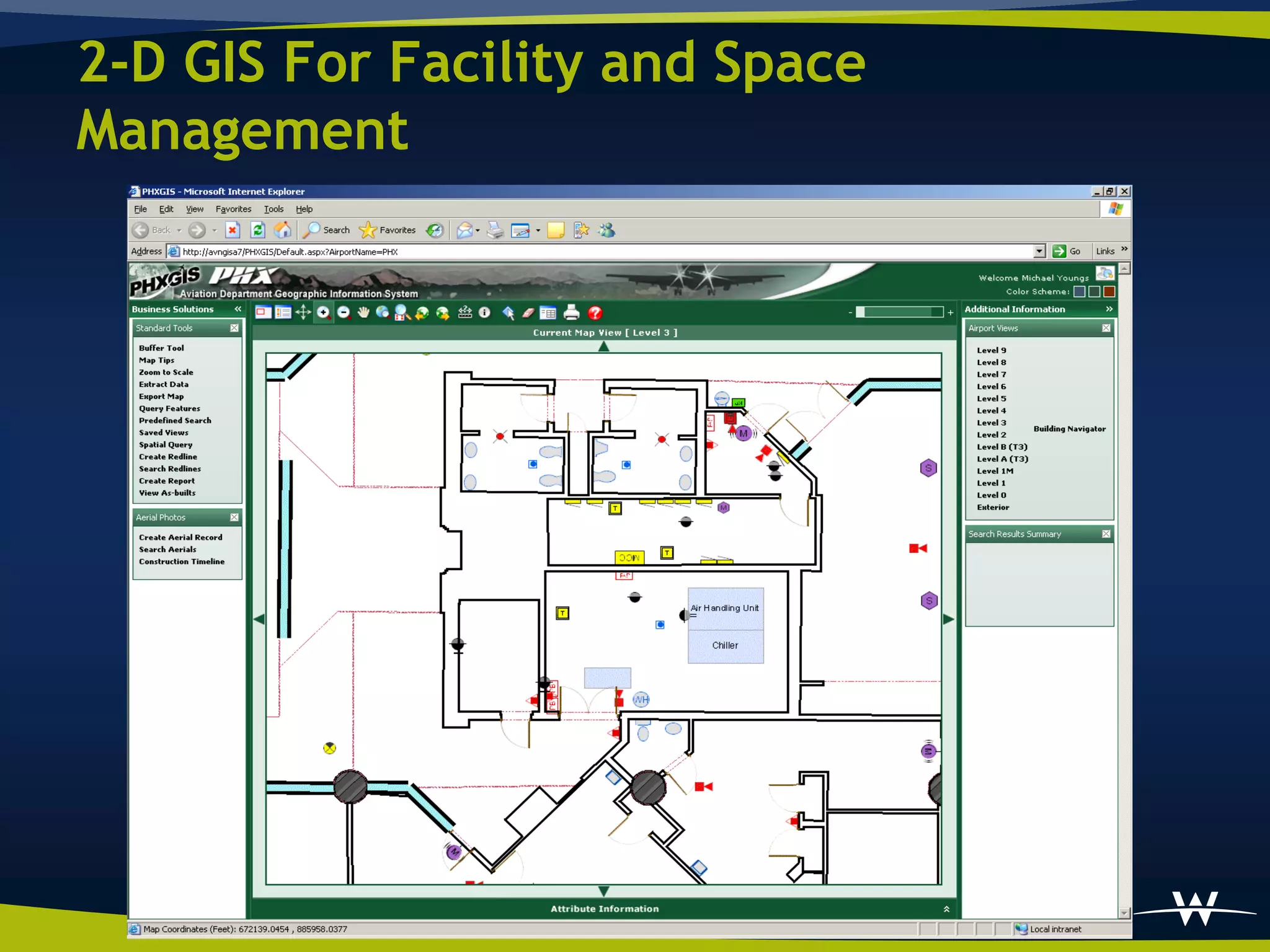 2-D GIS For Facility and Space
Management
 