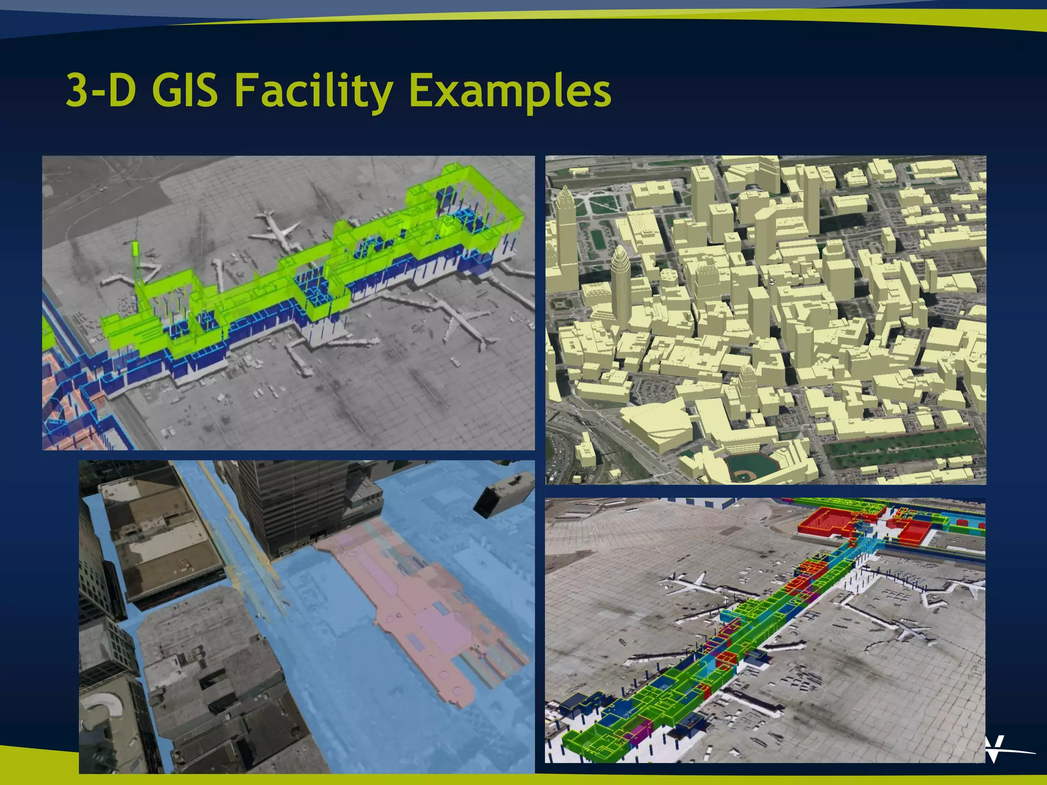 3-D GIS Facility Examples
 