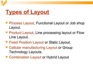 Facility layout | PPT