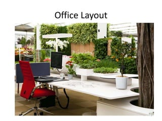 Office Layout 
7 
 