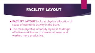 Facility Layout | PPTX