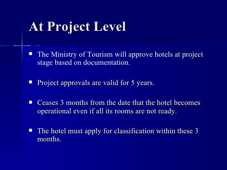 Thesis facility planing hospitality industry