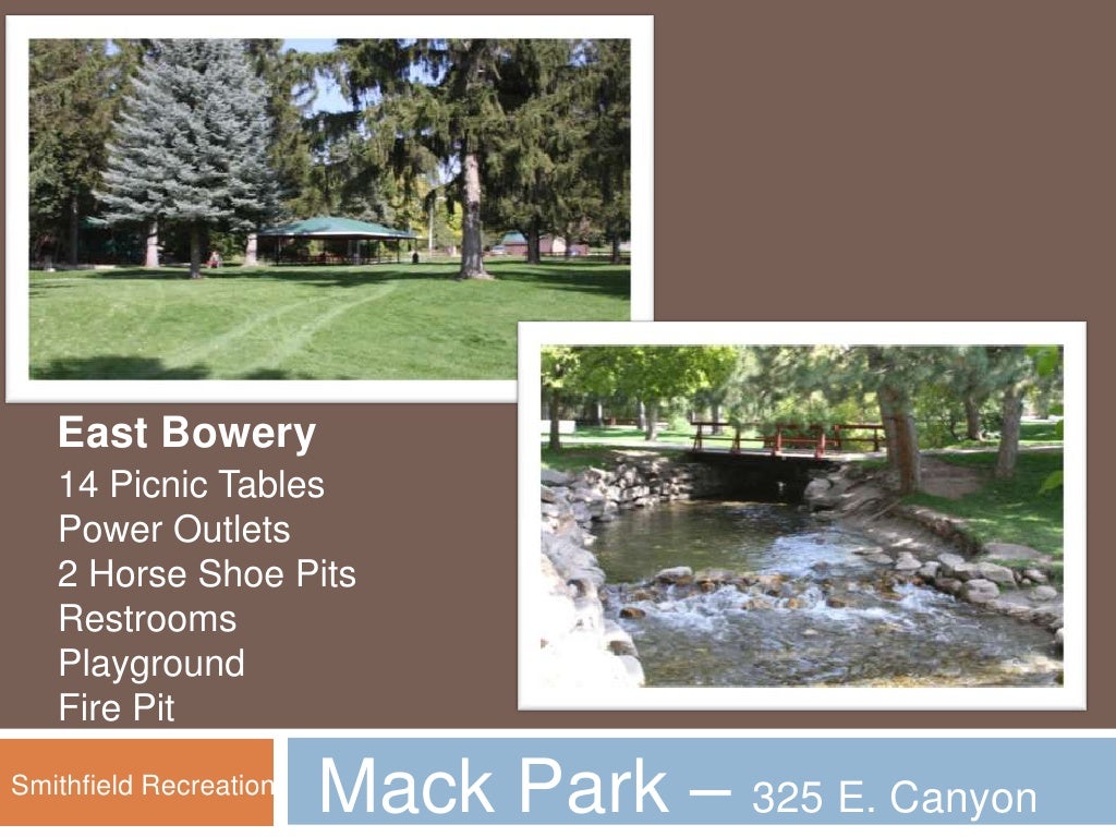 Smithfield Recreation Parks & Facilities