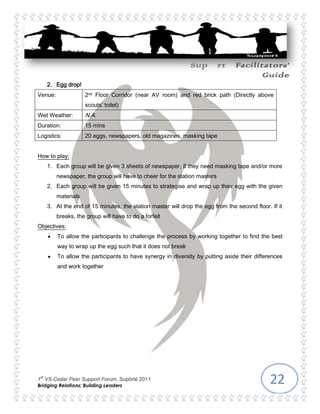 They are to strategise and use the given materials to make a strong and stable straw man