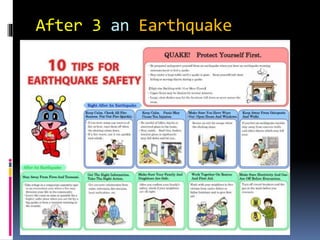 After 3 an Earthquake
 