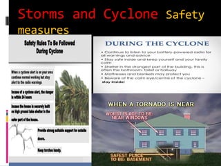 Storms and Cyclone Safety
measures
29-06-2020Earthquake preparedness at school 32
 