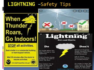 LIGHTNING –Safety Tips
 