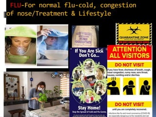 FLU-For normal flu-cold, congestion
of nose/Treatment & Lifestyle
 