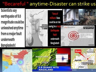 29-06-2020Earthquake preparedness at school 73
“Becareful “ anytime-Disaster can strike us
 