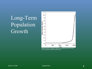 Long-Term Population Growth Global Population: Milestones, Hopes, and Concerns  Vaclav Smil, PhD  http://www.ippnw.org/MGS/V5N2Smil.html 