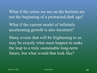 What if the crises we see on the horizon are not the beginning of a protracted dark age?  What if the current model of inf...