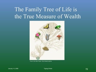 The Family Tree of Life is the True Measure of Wealth Tree of Life Web Project  http://tolweb.org/tree 