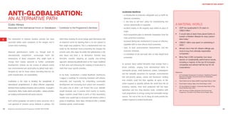 THE POWER OF CIVIL SOCIETY




                                                                                                                                         Localisation Manifesto
     ANTI-GLOBALISATION:                                                                                                                 • re-introduction of protective safeguards such as tariffs for

     AN ALTERNATIVE PATH                                                                                                                   domestic economies;
                                                                                                                                         • a ‘site here to sell here’ policy for manufacturing and
     Colin Hines                                                                                                                           services domestically or regionally;                           A MATERIAL WORLD
     Associate of the International Forum on Globalisation I Contributor to the Programme’s Seminars                                     • localised money so the majority stays within its place of      •     GDP has quadrupled in 25 years to
                                                                                                                                           origin;                                                              US$23 trillion. 1

                                                                                                                                         • local competition policy to eliminate monopolies from the      •     It would take at least three planet Earths to
                                                                                                                                                                                                                sustain a Western lifestyle for every person
                                                                                                                                           more protected economies;
6    The movement to improve business practice has been                 often those working for social change paint themselves into                                                                             alive today.2
                                                                                                                                         • increased democratic involvement to ensure an effective,
     successful within some companies at the margins and in             an impotent corner by claiming there is no one solution to                                                                        •     US$451 billion was spent on advertising in
                                                                                                                                           equitable shift to more diverse local economies;                     2002.3
     certain niche marketing.                                           their single issue problems. This is a fundamental error not
                                                                                                                                         • taxes to fund environmental improvements and the
                                                                        made by the dominant forces preventing the changes the                                                                            •     Almost one in five UK citizens willingly pay
                                                                                                                                           economic transition;                                                 more to buy from ethically responsible
     However globalisation’s battle cry, ‘though shalt be               activists seek, who argue forcefully that globalisation is the
                                                                                                                                         • re-orientation of aid and trade rules to help rebuild local          companies.4
     internationally competitive’, increasingly limits the              only future and there is no alternative. Activists must
                                                                                                                                           economies.                                                     •     More than 2,000 companies now issue
     manoeuvres of those companies who might want to                    therefore consider adopting an equally over-arching
                                                                                                                                                                                                                reports on sustainability performance issues,
     change their modus operandi to further sustainable                 approach, denouncing globalisation as the major roadblock                                                                               including a majority of the top 50 European
                                                                                                                                         To succeed, these unified demands must emerge from a
     development. Instead, we see erosion of national control           to their aims and embracing the roadway of localis ation to                                                                             companies and almost half the top 50 US
                                                                                                                                         broad coalition, ranging from international NGOs to                    corporations.5
     over environmental and social policy by global trade rules –       meet their issue-specific priorities.
                                                                                                                                         community groups, small businesses, unions, campaigners
     designed by and for those whose overriding interests are                                                                                                                                             References:
                                                                                                                                         and the culturally concerned. For example, environmental
     profit maximisation, not sustainability.                           In my book, ‘Localisation: a Global Manifesto’ (Earthscan),                                                                       1.    UK Sustainable Development Commission, Redefining Prosperity:
                                                                                                                                         and anti-poverty groups, unions and businesses seeking                 Resource Productivity, Economic Growth and Sustainable
                                                                        I suggest a roadmap for achieving maximum self-reliance,                                                                                Development, 2003.
                                                                                                                                         new markets could find their agendas all agree on the
     Localisation is the route to breaking the stranglehold of          nationally and regionally, by embedding sustainable                                                                               2.    World Wide Fund for Nature (WWF) Living Planet Report, 2004.

                                                                                                                                         action required to speedily unhook the world from the oil        3.    World Watch Institute, State of the World Report, 2003.
     international competitiveness. It allows effective cooperation     development and increasing local control over economies.
                                                                                                                                         economy: namely, more local production and low input             4.    UK Social Market Foundation, Consumers Need Help to Plug
     between those working in business and as activists – in people’s   The policy mix of what I call ‘Protect the Local, Globally’                                                                             Good Intentions Gap, 2003.
                                                                                                                                         agriculture and less long distance trade, combined with
     movements, NGOs, trades unions and politics – whose priorities     would obviously vary in practice from country to country.                                                                         5.    HRH The Prince of Wales’s Business & the Environment
                                                                                                                                                                                                                Programme, The State of the Planet and its People, 2004.
                                                                                                                                         crash programmes in energy-saving and renewable energy
     are tackling environmental and social concerns.                    Bigger countries would think in terms of their boundaries,
                                                                                                                                         sources. The end of the era of cheap oil could provide the
                                                                        smaller ones would look to increased self-reliance within a
                                                                                                                                         catalyst required to embed localisation.
     Such activist groupings can point to many successes, but a         group of neighbours. Basic steps, introduced after a suitable
     cool appraisal of victories versus setbacks is salutary. Too       transition period, would include:

98   Business & the Environment Programme: FACING THE FUTURE                                                                                                                                                                                                                    99
 