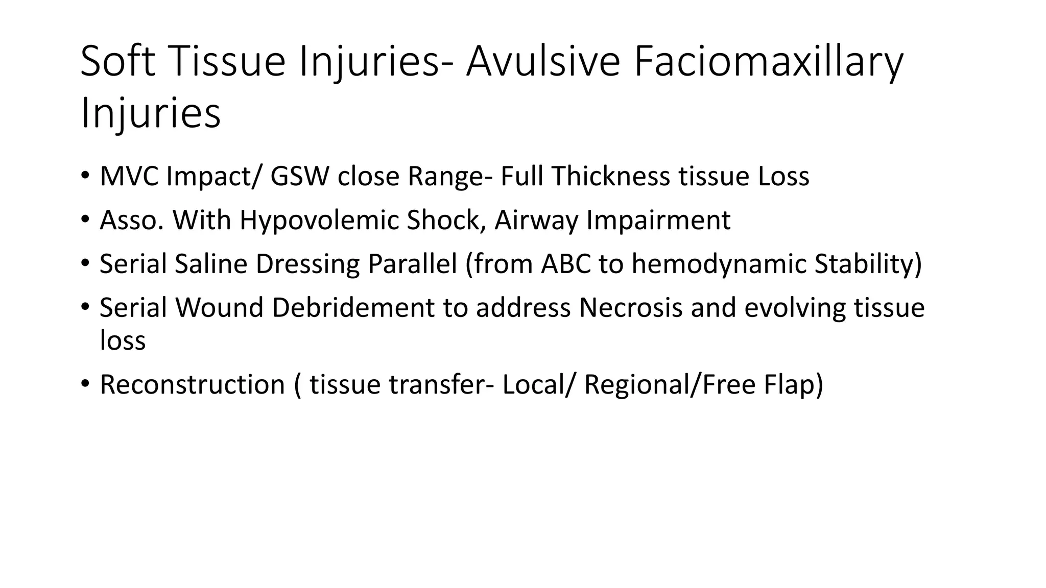 Facio maxillary injuries PPTX