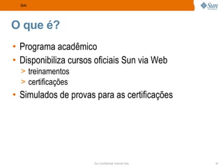 Programas Acadêmicos da Sun na FACISA