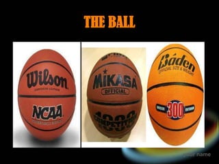 THE BALL




           your name
 