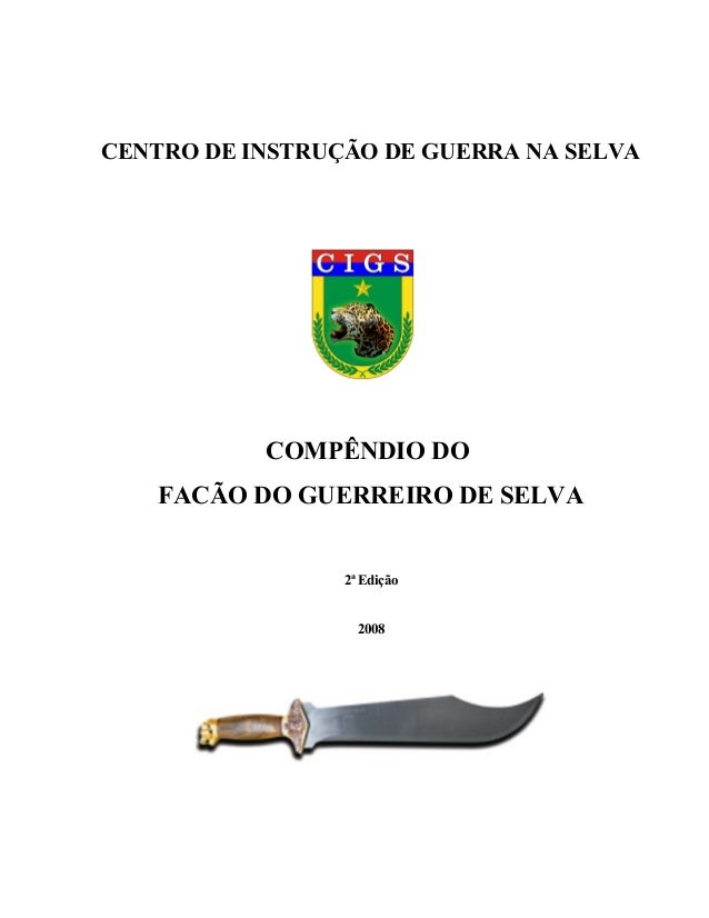 Facão de guerra na selva