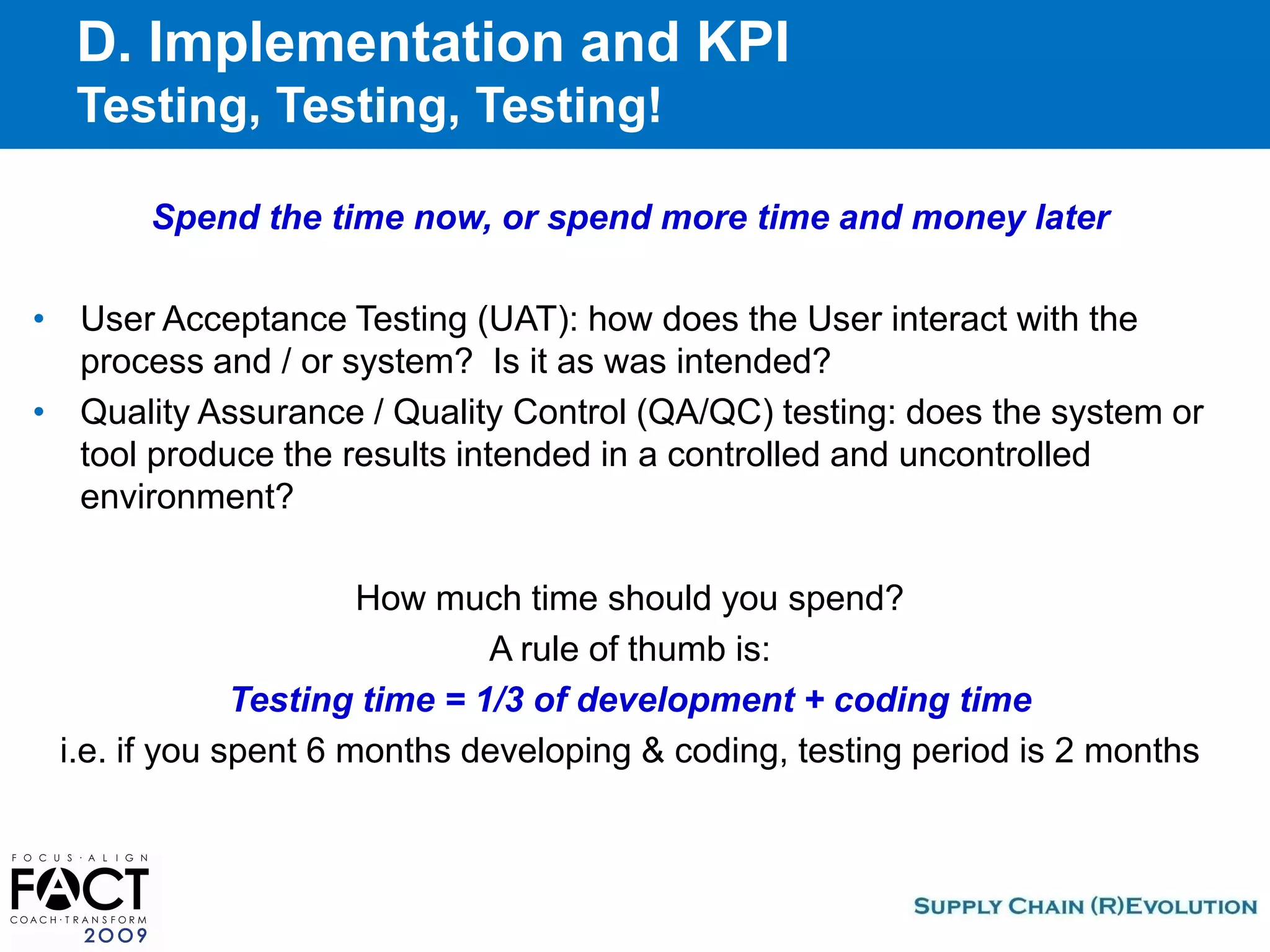 Fact2009 How To Operationalize Your Strategies