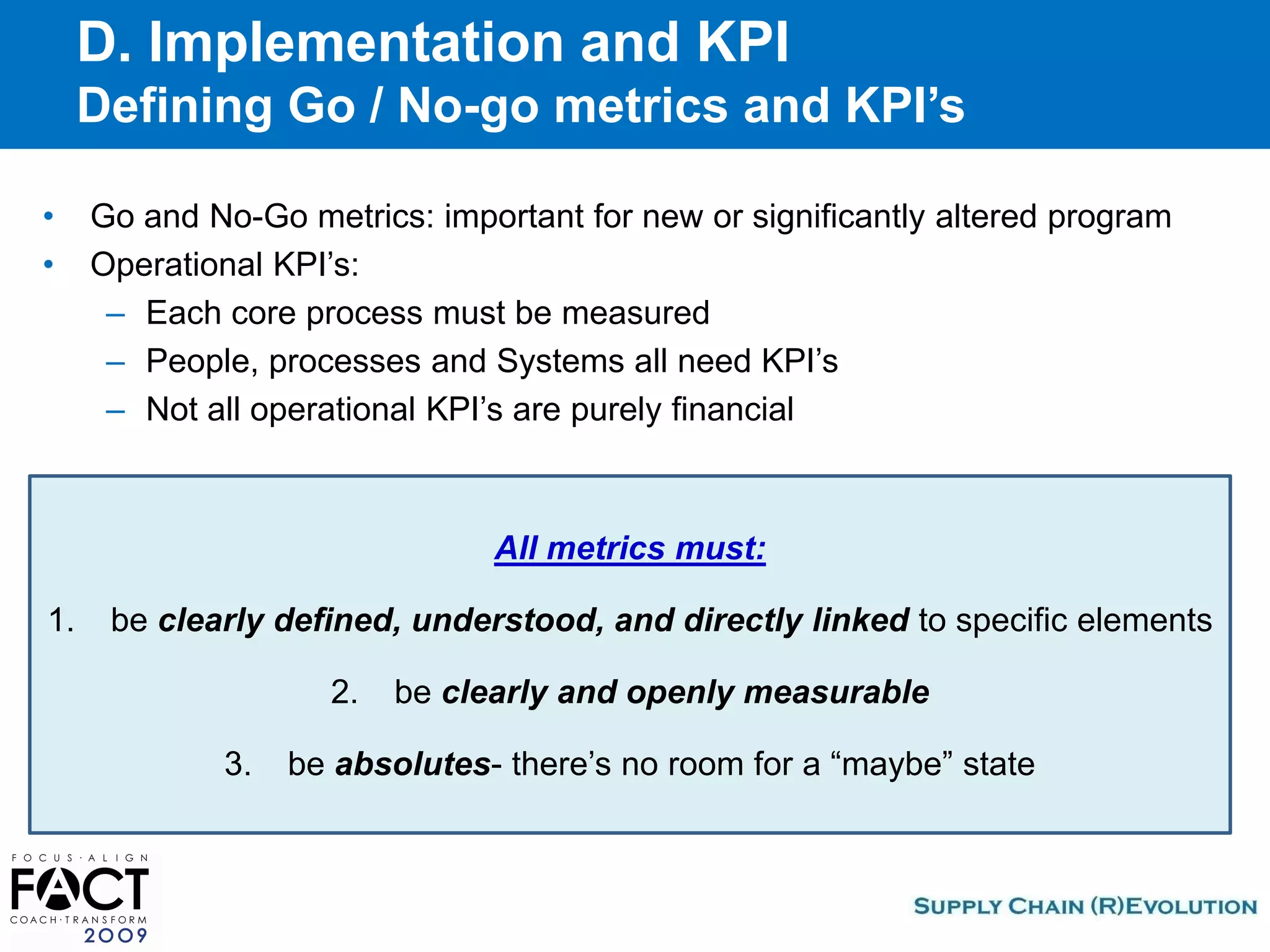 Fact2009 How To Operationalize Your Strategies