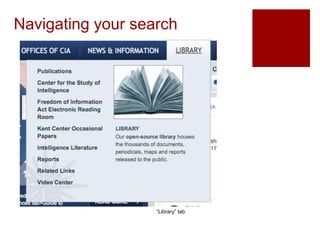 How to Use the CIA World Factbook | PPTX