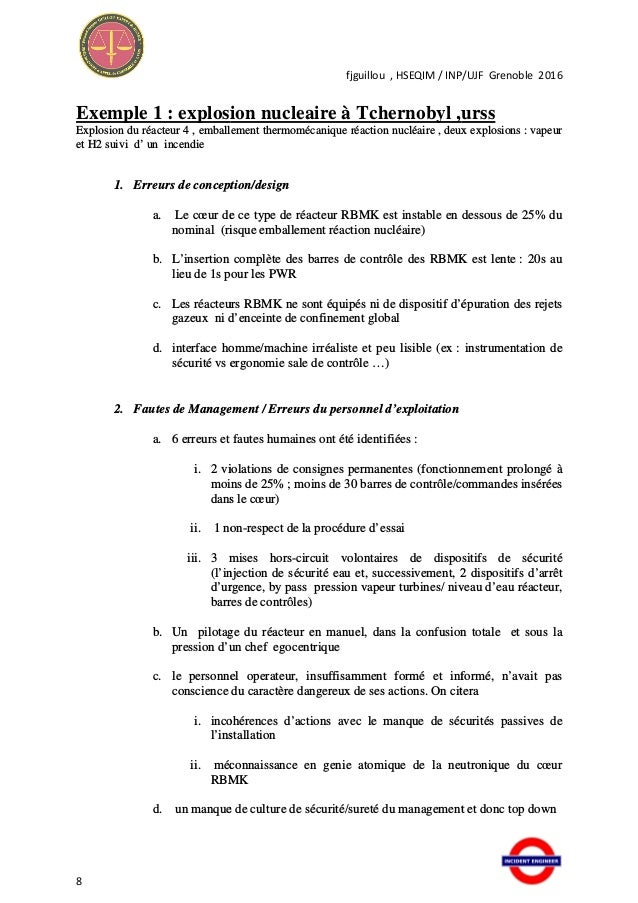 Facteurs Humains En Securite Industrielle