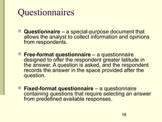 Fact finding techniques | PPT