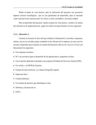 ESTUDIO DE FACTIBILIDAD