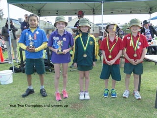Year Two Champions and runners up
 
