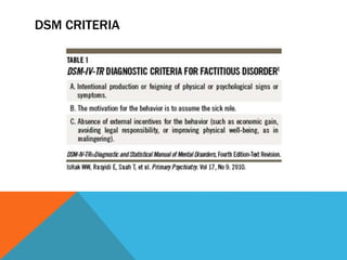 DSM CRITERIA
 