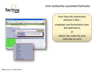 Les articlesUne recherche couranteFormuler